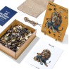 Puzzle en bois 2D x200pcs - Lion et lionceau
