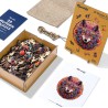 Puzzle en bois 2D x200pcs - Loup vibrant