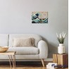 Puzzle en bois 2D x200pcs - La Grande Vague de Kanagawa par Hokusai