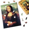 Puzzle en bois 2D x200pcs - La Joconde de Léonard de Vinci
