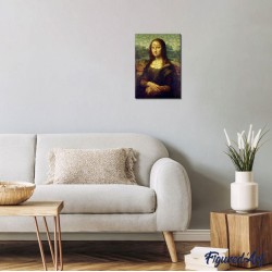 Puzzle en bois 2D x200pcs - La Joconde de Léonard de Vinci