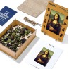 Puzzle en bois 2D x200pcs - La Joconde de Léonard de Vinci
