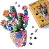 Puzzle en bois 2D x200pcs - Cactus fleuri en pot