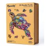 Puzzle en bois 2D x200pcs - Tortue de mer