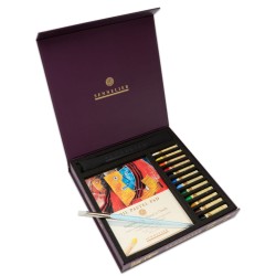 Coffret carton 12 pastels à l'huile Sennelier