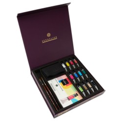 Coffret carton 12 tubes de gouache extra-fine Sennelier