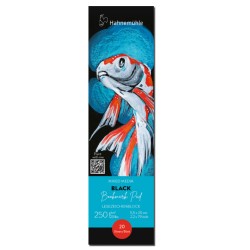 Bloc marque-pages mixed média 250 g/m² x20 fls noires