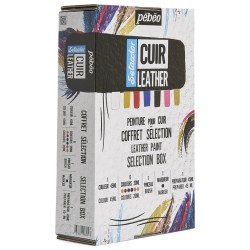 Coffret Sélection peinture sur cuir Sétacolor Cuir Pébéo