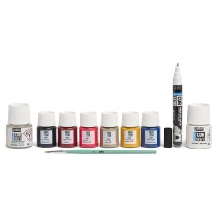 Coffret Sélection peinture sur cuir Sétacolor Cuir Pébéo