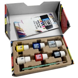 Coffret Initiation à la peinture Sétacolor Cuir Pébéo