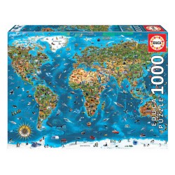 Puzzle 1000 pièces - Merveilles du monde