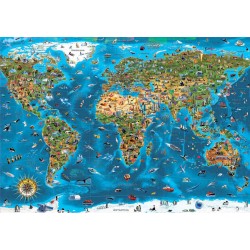 Puzzle 1000 pièces - Merveilles du monde