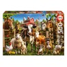 Puzzle 500 pièces - Les malins de la ferme