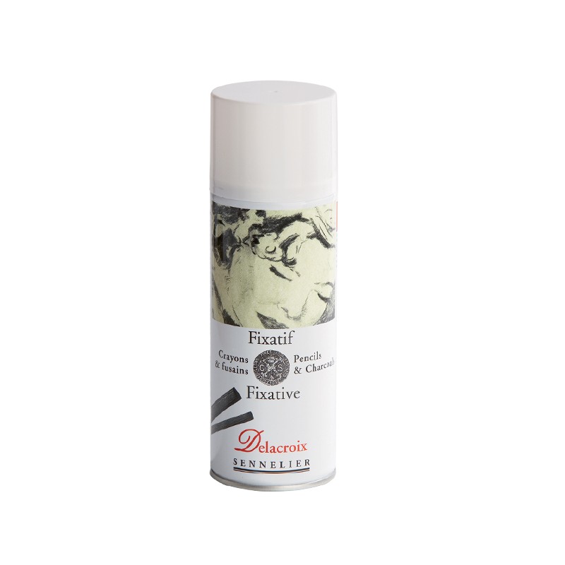 Fixatif crayon et fusain Delacroix, aérosol 400 ml