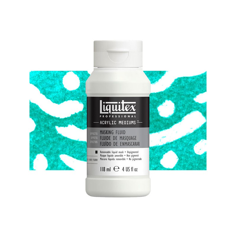 Fluide de masquage acrylique Liquitex, flacon 118 ml