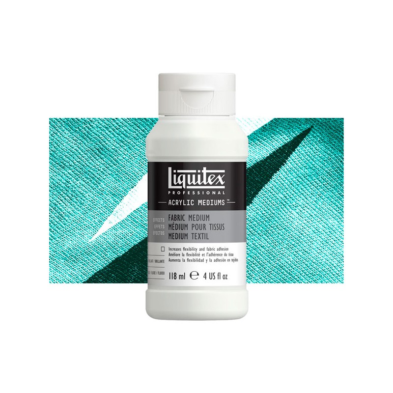 Médium pour tissus Liquitex, flacon 118 ml