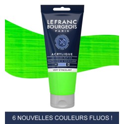 Peinture acrylique Fine Lefranc, tube 80 ml