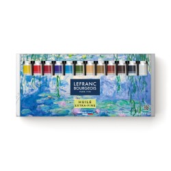 Set Edition Impressionniste huile extra-fine Lefranc, 12 tubes 20ml 