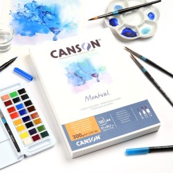 Bloc Maxi aquarelle Montval grain fin 300 g/m²