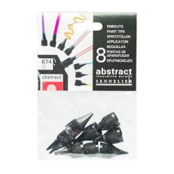 Sachet 8 embouts applicateurs Abstract assortis