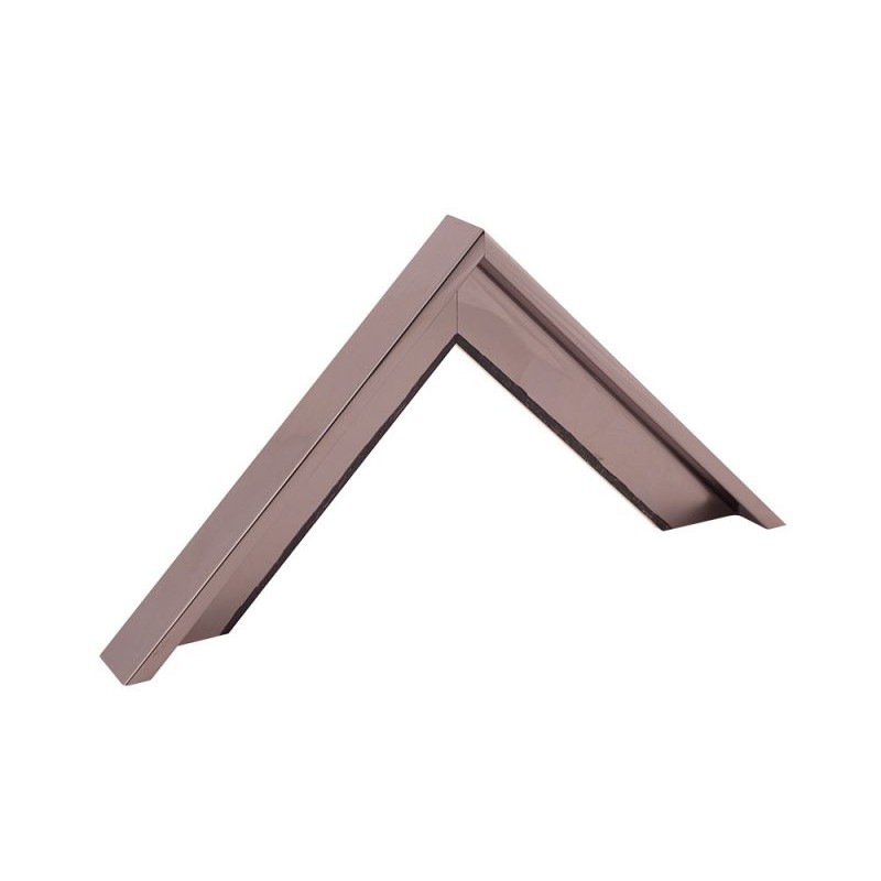 Caisse américaine en L bronze laqué brillant