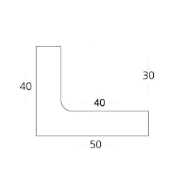 Caisse américaine en L bronze laqué brillant