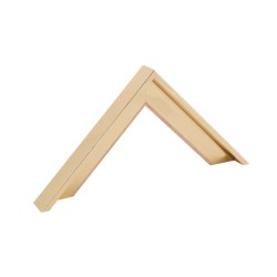 Caisse américaine en L or laqué brillant