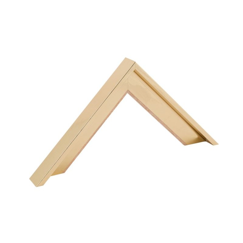 Caisse américaine en L or laqué brillant