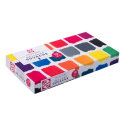 Set gouache extra-fine Talens, tubes 20 ml