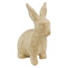 Lapin assis en kraft - 7x4,5x11,1cm
