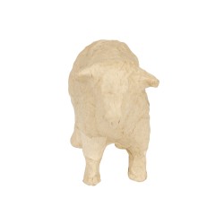 Mouton en papier kraft - 11,5x4x8cm