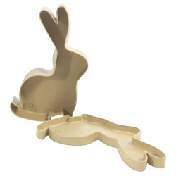 Boîte Lapin 1 en kraft - 12x4x19cm