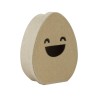 Boîte oeuf sourire "S" en kraft - 4x10x12cm