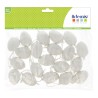 Oeufs en plastique ø4cm avec suspension x10pcs