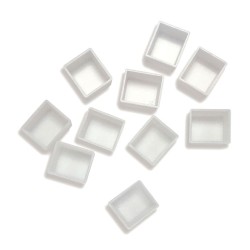 Godets ou demi-godets vides pour aquarelle x10 pcs