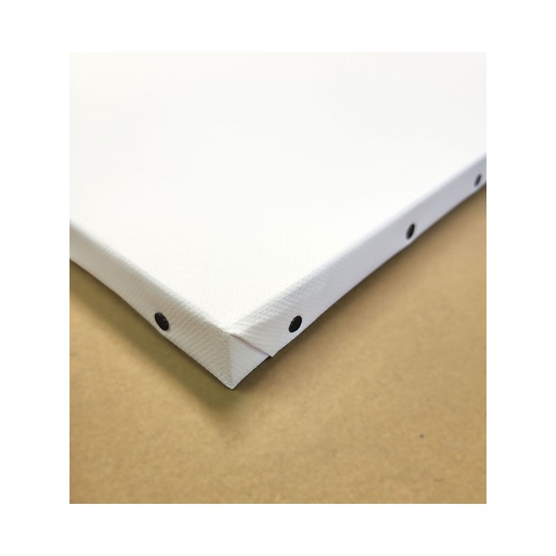 Châssis entoilé en coton à grain épais 361 g/m²