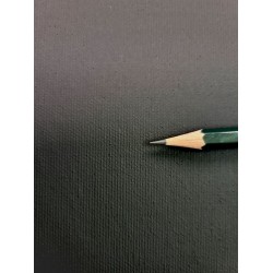 Châssis entoilé en coton / polyester noir à grain moyen 350 g/m²