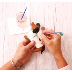 Kit DIY Céramique à peindre - Teckelicious !