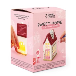Kit DIY Céramique à peindre - Sweet Home