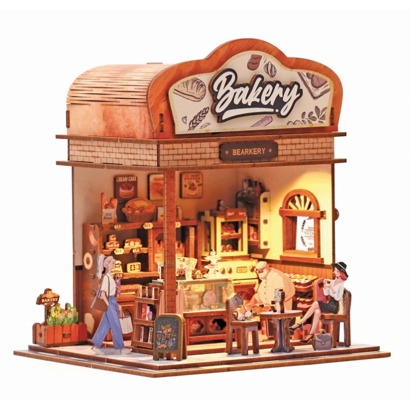 Maquette 3D en bois - Bakehouse