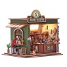Maquette 3D en bois - Coffee Shop