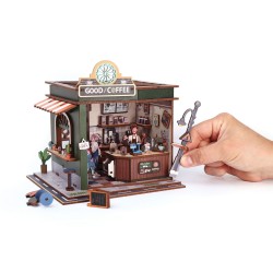 Maquette 3D en bois - Coffee Shop