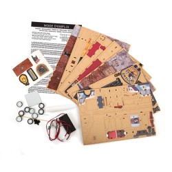 Maquette 3D en bois Book nook - Garage