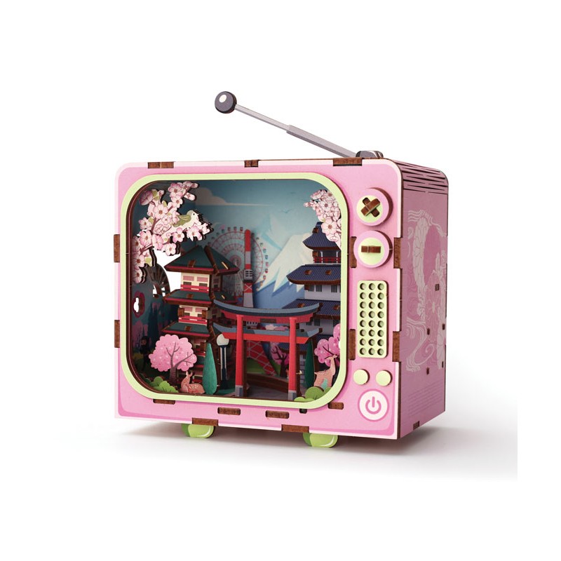 Maquette 3D en bois - TV Tokyo