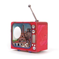 Maquette 3D en bois - TV Paris