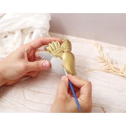 Kit DIY moulage - 2 Ex-Voto en plâtre à mouler et décorer