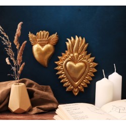 Kit DIY moulage - 2 Ex-Voto en plâtre à mouler et décorer