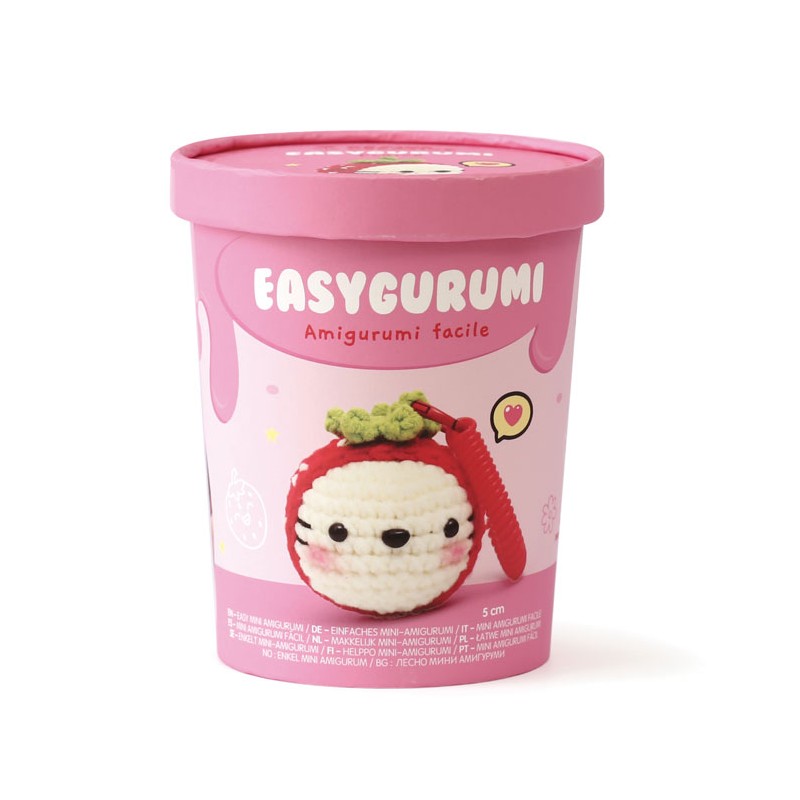 Kit crochet Amigurumi - Easygurumi Fraise