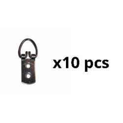 Attaches renforcées 2 trous pour cadre lourd x10 pcs