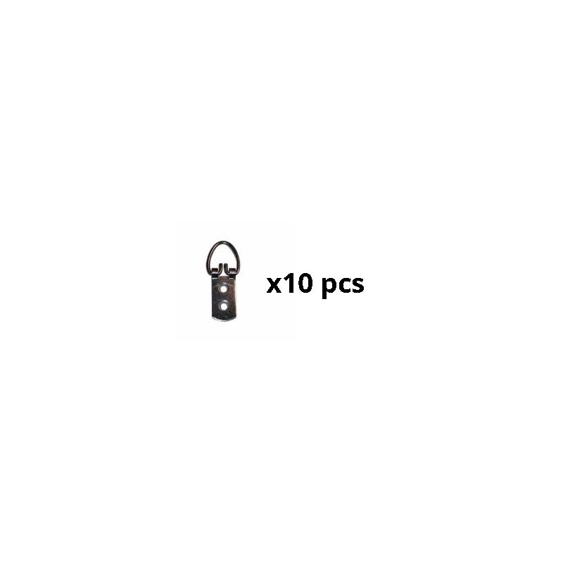 Attaches renforcées 2 trous pour cadre lourd x10 pcs